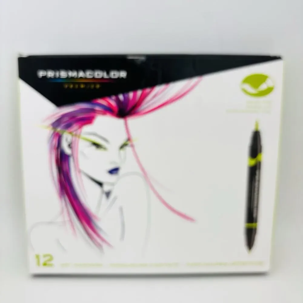 Prismacolor Premier Dual-Ended Art Markers, 12ct Many Colors. Great Condition.